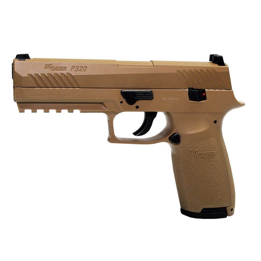PISTOLA CO2 SIG SAUER P320 METAL TAN .177 SIG-A-P320-177T