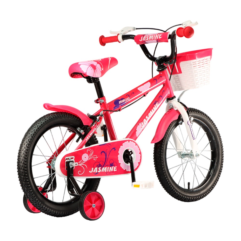 BICICLETA NIÑA JASMINE RIN 16 ROSA C/CANASTA JAS-16140