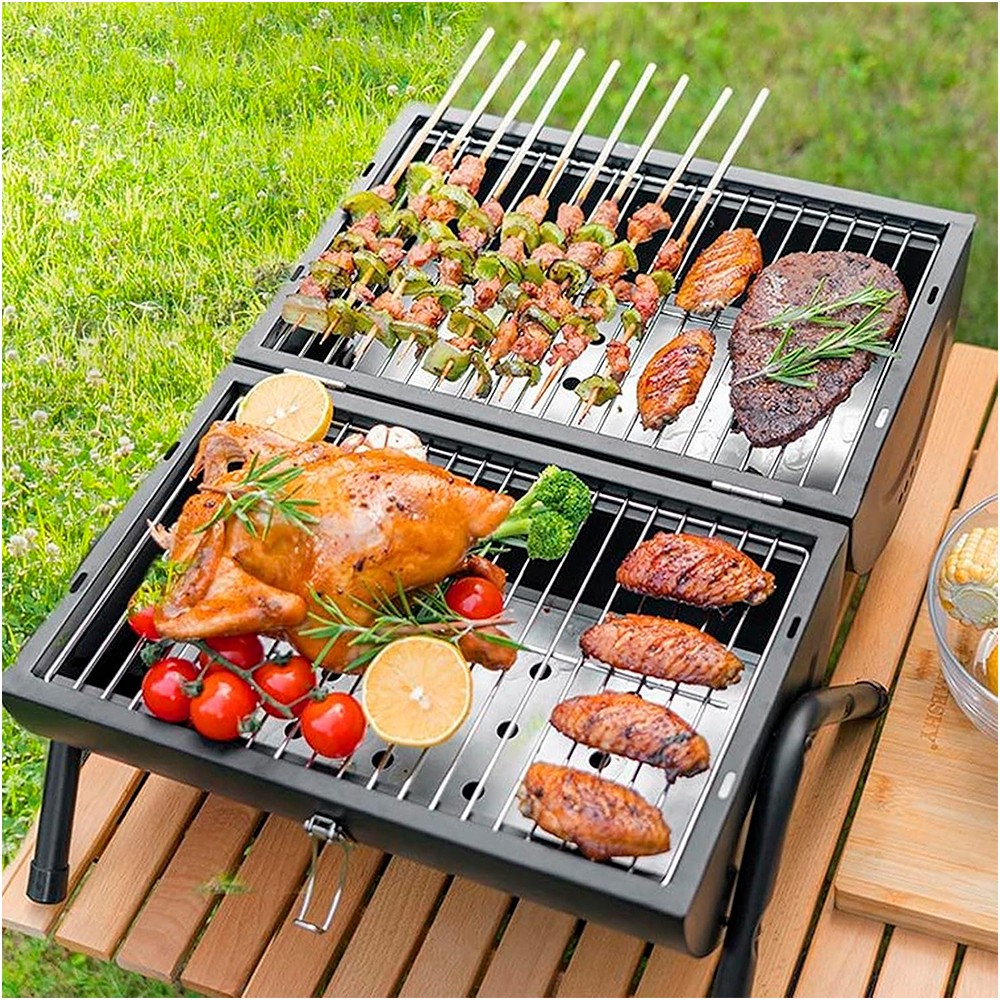 PARRILLA BARBACOA CARBON PORTATIL BP-2013