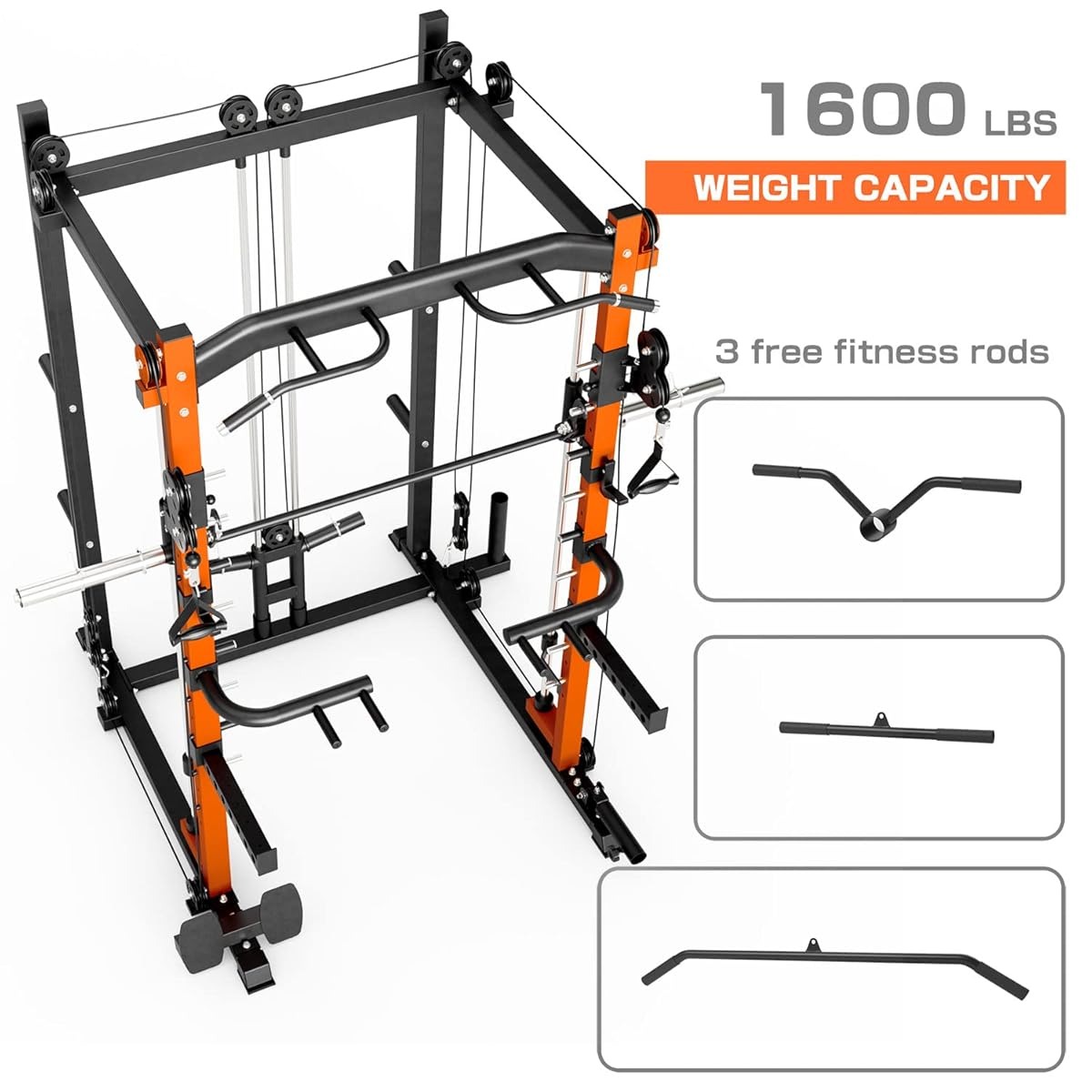 RACK MULTIFUNCIONAL P/ENTRENAMIENTO C/SMITH YG15076