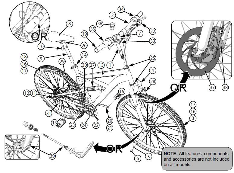 BICICLETA MTB HUFFY CAROM RIN 27.5 66929