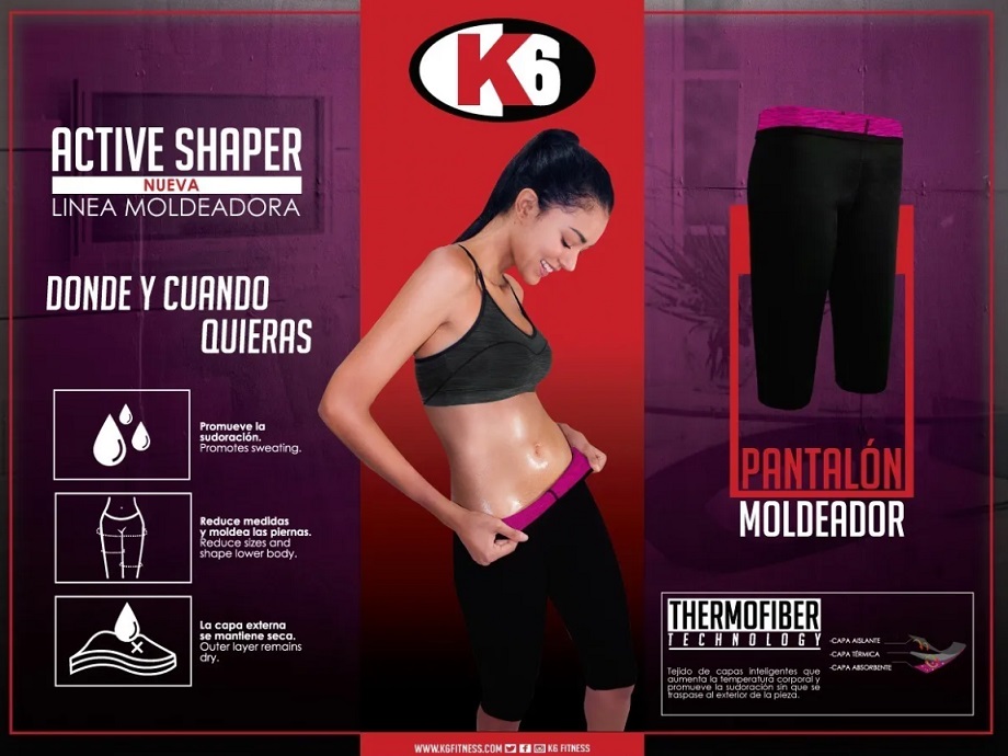 PANTALON REDUCTOR NEOPRENO K6 ACTIVE SHAPER 68112 L