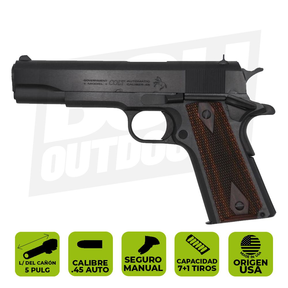 PISTOLA COLT GOVERNMENT 45ACP O1911C