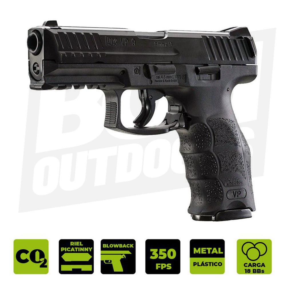 PISTOLA CO2 H&amp;K VP9 .177 HK-2252308