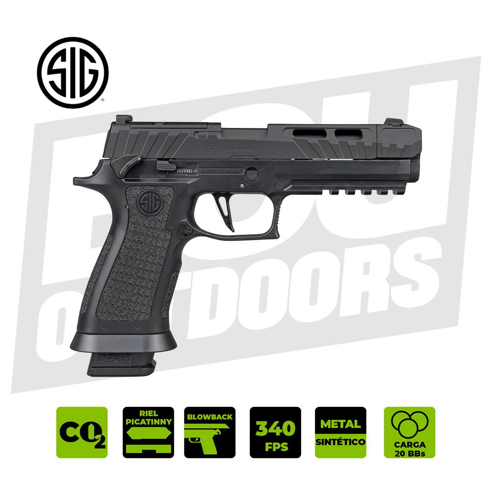 PISTOLA CO2 SIG SAUER P320SC METAL BLK .177 SIG-AIR-P320SC177BLK
