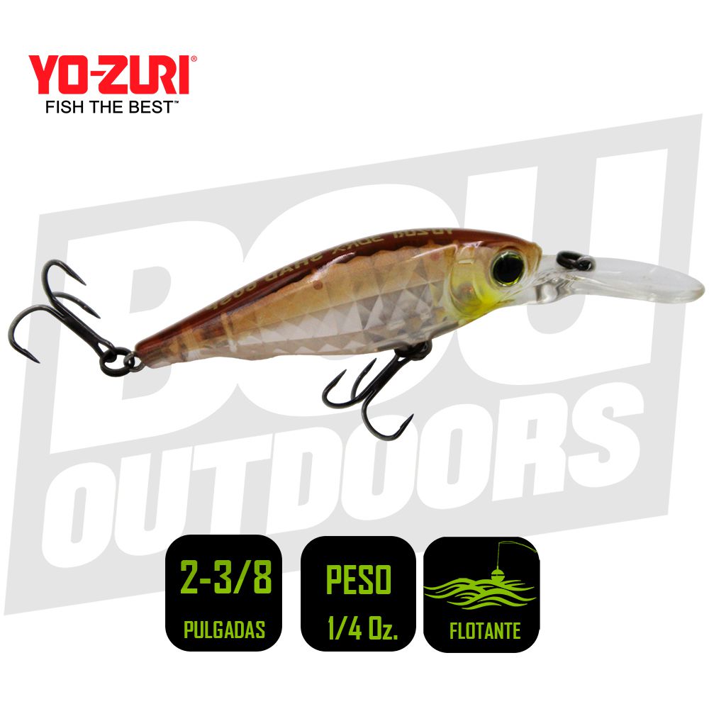YO-ZURI 3DR-X SHAD SP 60MM 2 3/8 PULG 1/4 OZ GHOST SMELT R1438-GSSM