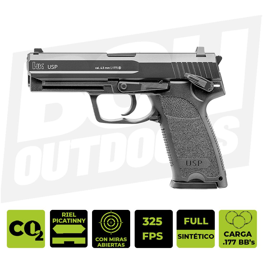 PISTOLA CO2 UMAREX HK USP .177 225306 (DESC)
