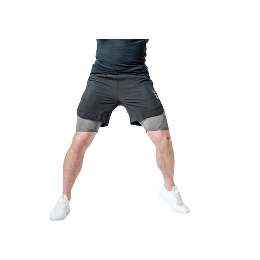SHORTS MMA RDX T16 NEGRO/GRIS-2XL MSC-T16BG-2XL