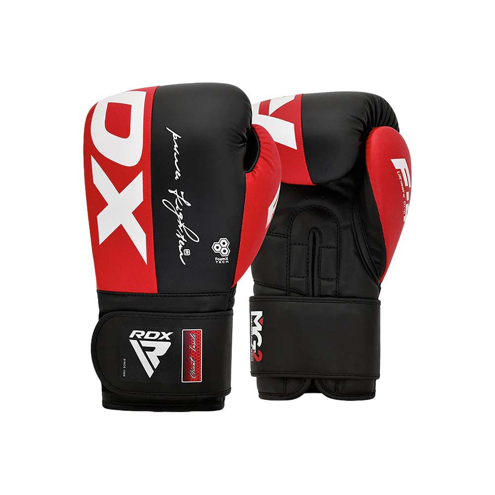 GUANTE BOXEO RDX REX F4 ROJO/NEGRO 16OZ BGR-F4R-16OZ