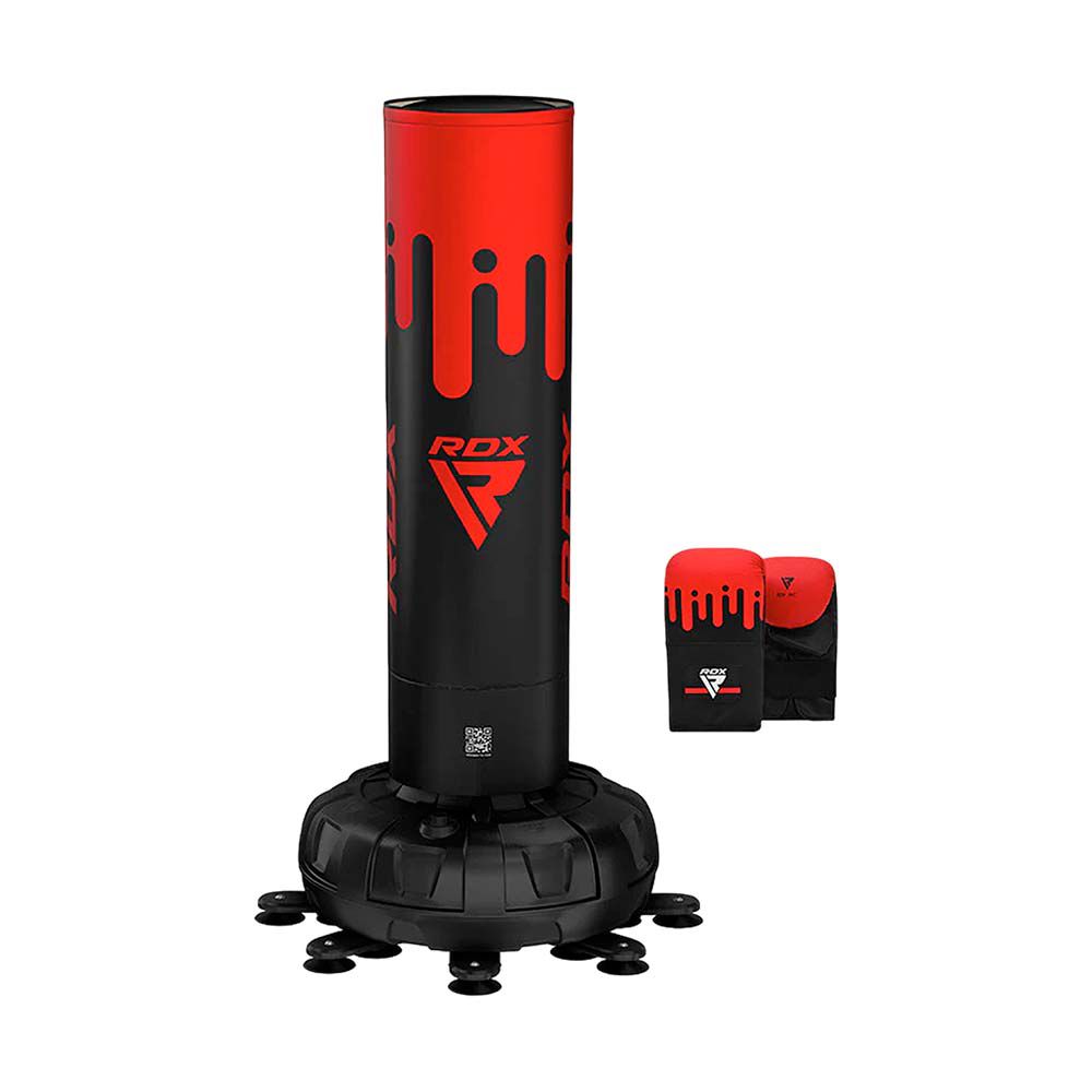 SACO BOXEO CON BASE RDX F9 ROJO CON NEGRO 6FT PBFS-F9R-6FT