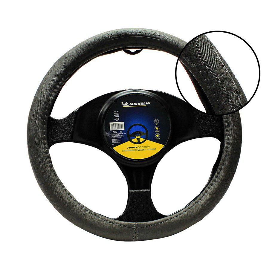 FORRO PARA TIMON AUTO MICHELIN GRIS ML-1001-G