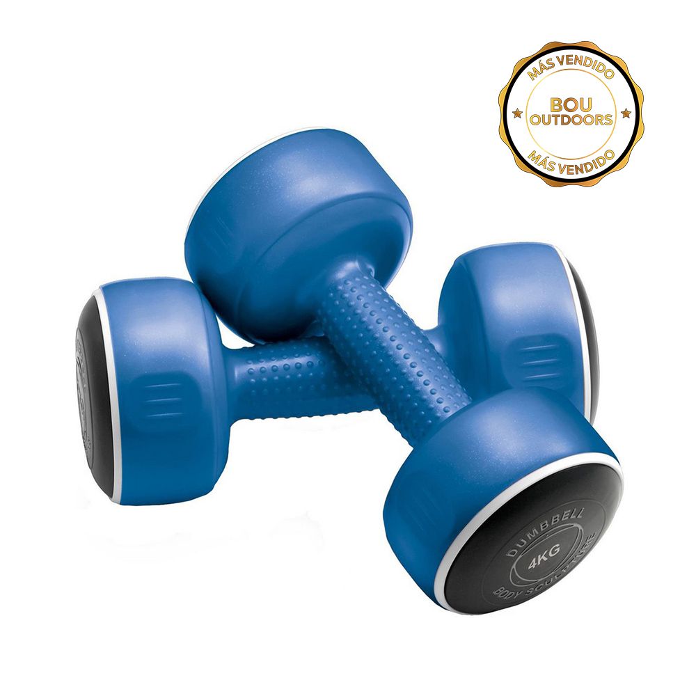 PESAS VINIL MANCUERNA 8KG PAR + 4KG UNIT SOL-BW108-8KG-B
