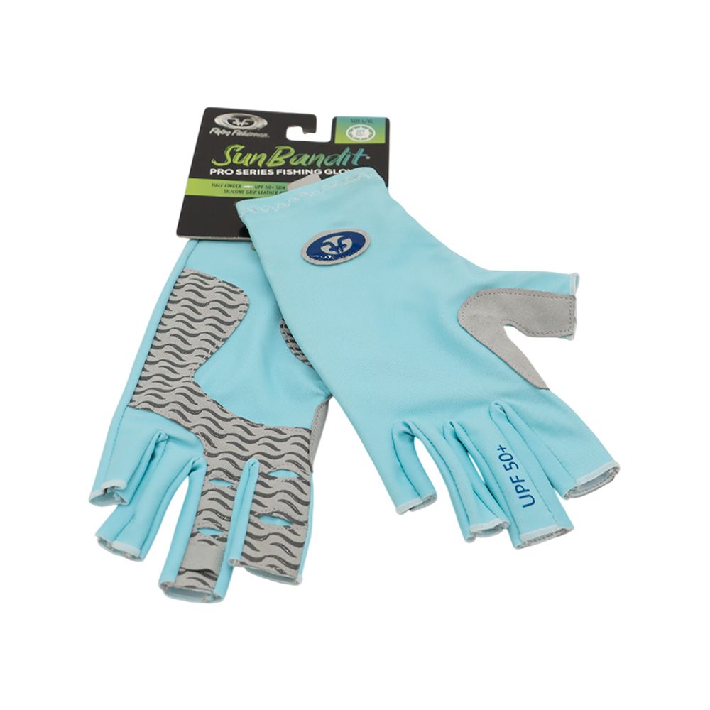 GUANTES PARA PESCA FLYING FISHERMAN BAHAMA BLUE G2210-L-XL