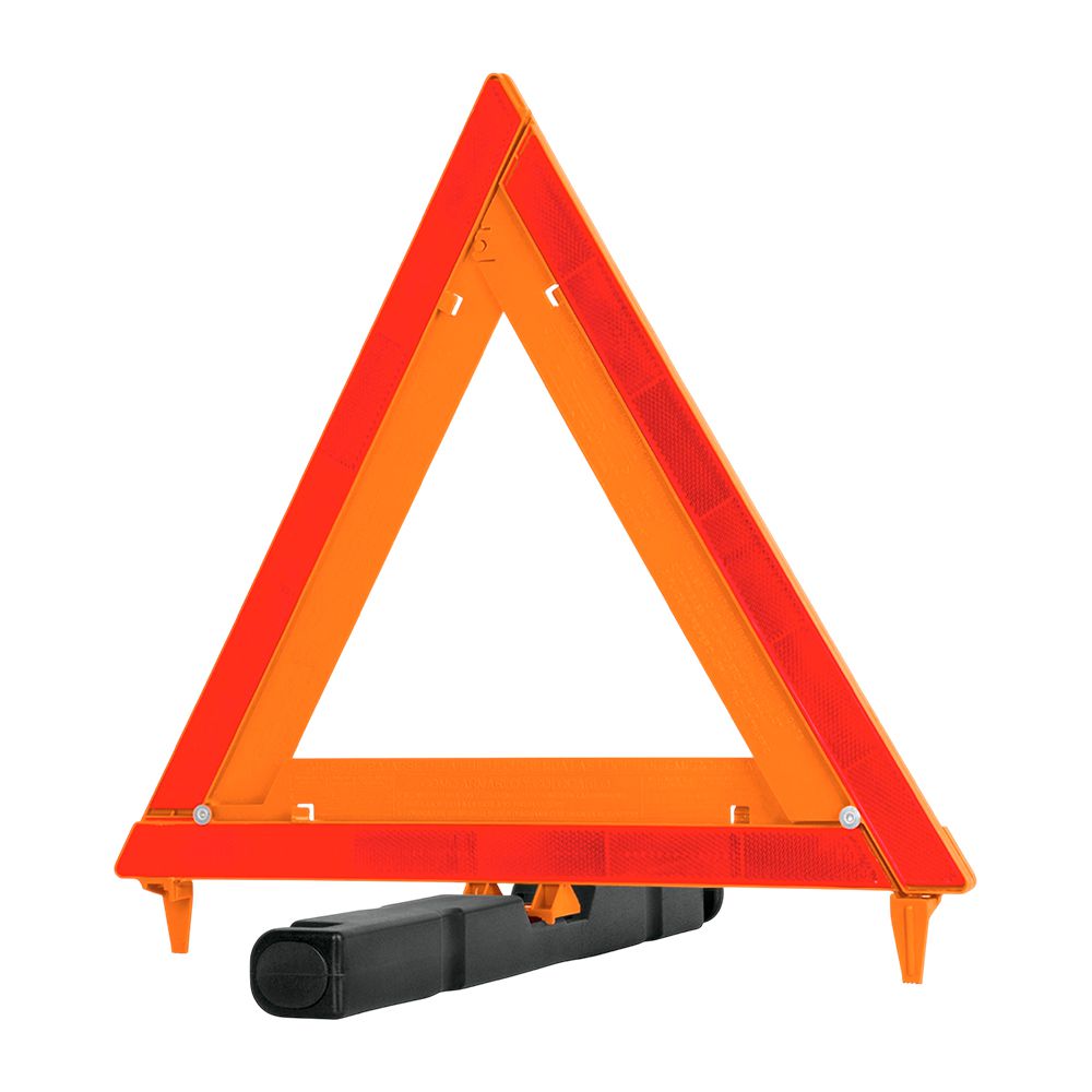TRIANGULO DE SEGURIDAD 44CM REFLECTIVO PLEGABLE TRUPER 10942