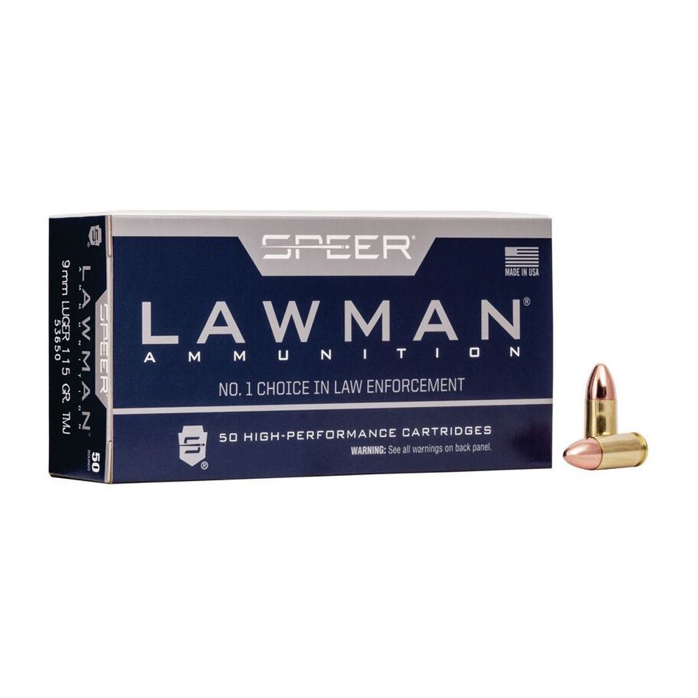 CARTUCHO SPEER CAL. 9MM TMJ