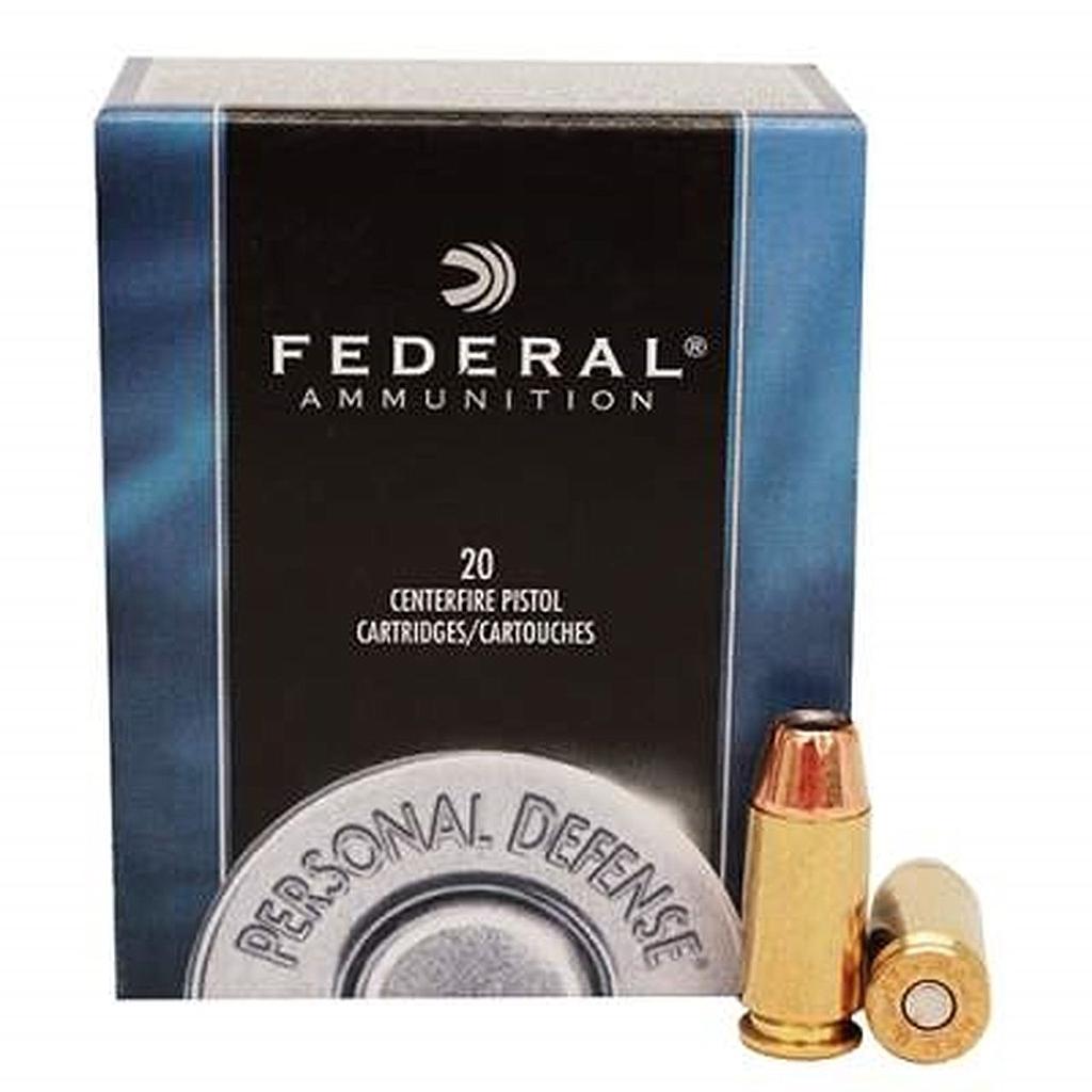 CARTUCHO FEDERAL CAL. 40 S&amp;W JHP DEFENSA