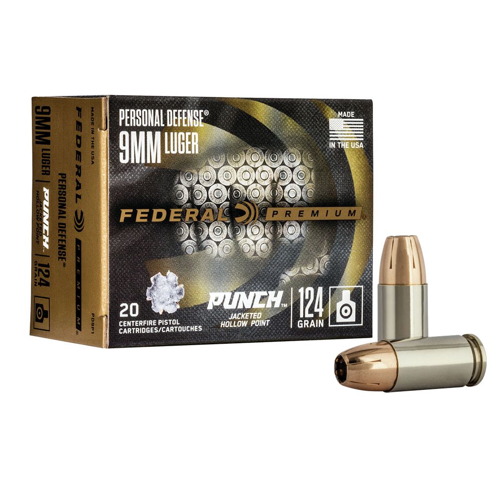 CARTUCHO FEDERAL CAL. 9 MM JHP DEFENSA