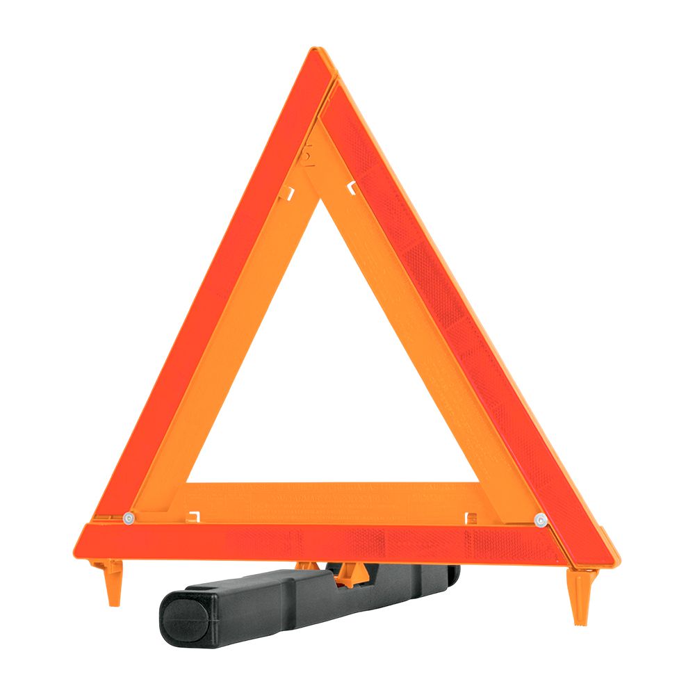 TRIANGULO DE SEGURIDAD 29CM REFLECTIVO PLEGABLE TRUPER 10943
