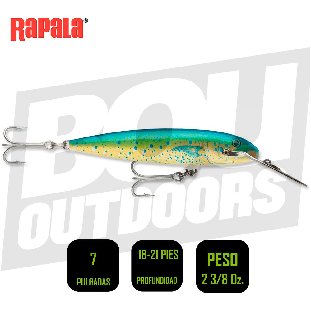 RAPALA CDMAG18D COUNTDOWN MAGNUM LURE 7PULG 2 3/8OZ DORADO SINKING