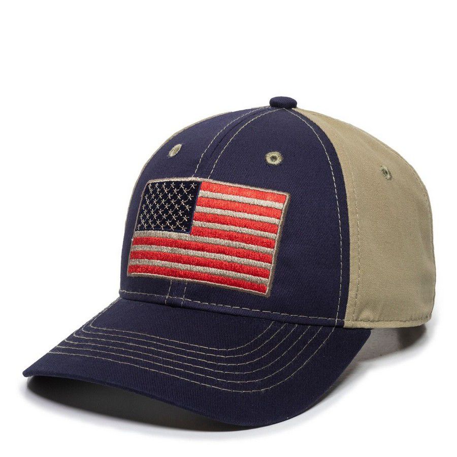 GORRA OUTDOOR AMERICANA NAVY/KHAKI USA-165