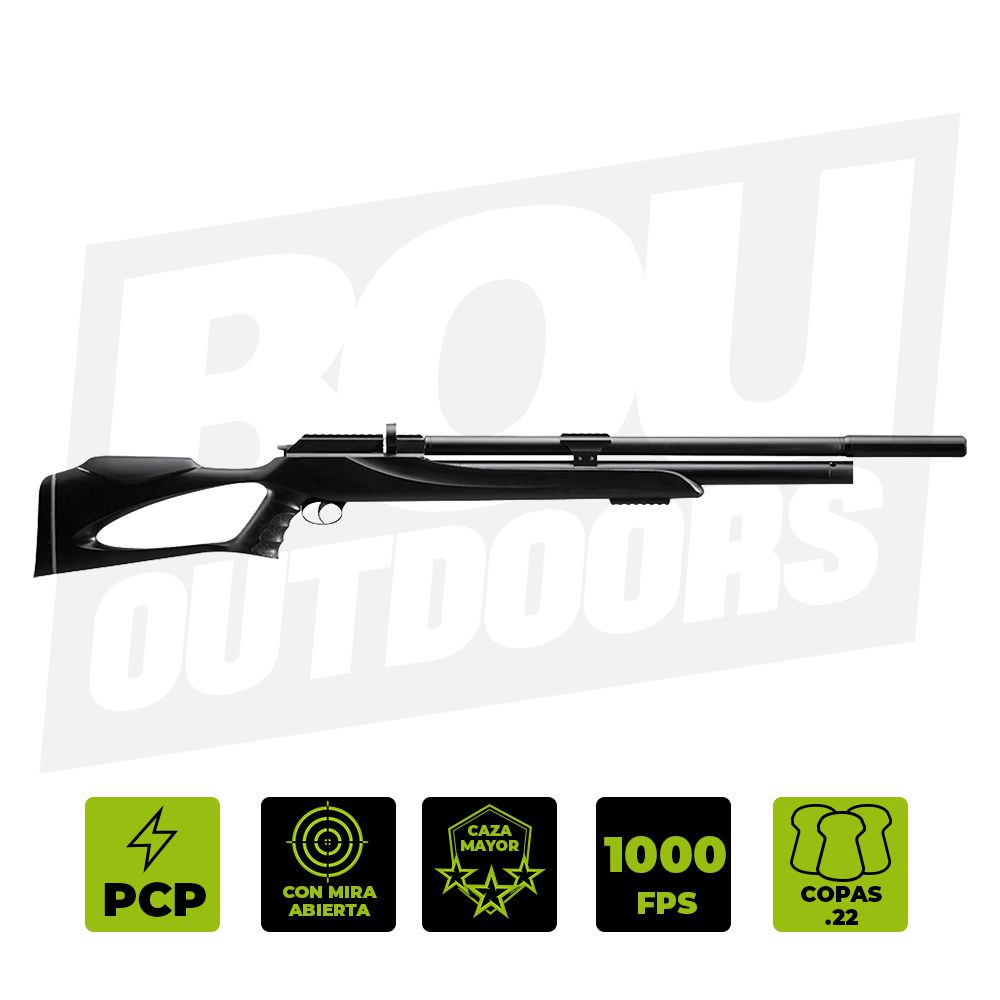 RIFLE CHINESSE M25 PCP SINTETICO .22  SIN MIRA