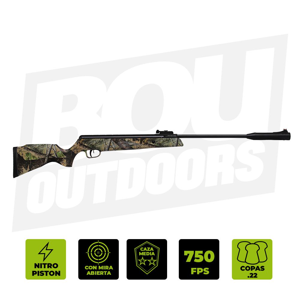 RIFLE CHINESSE GR1000S CAMO NITRO PISTON .22 S/M