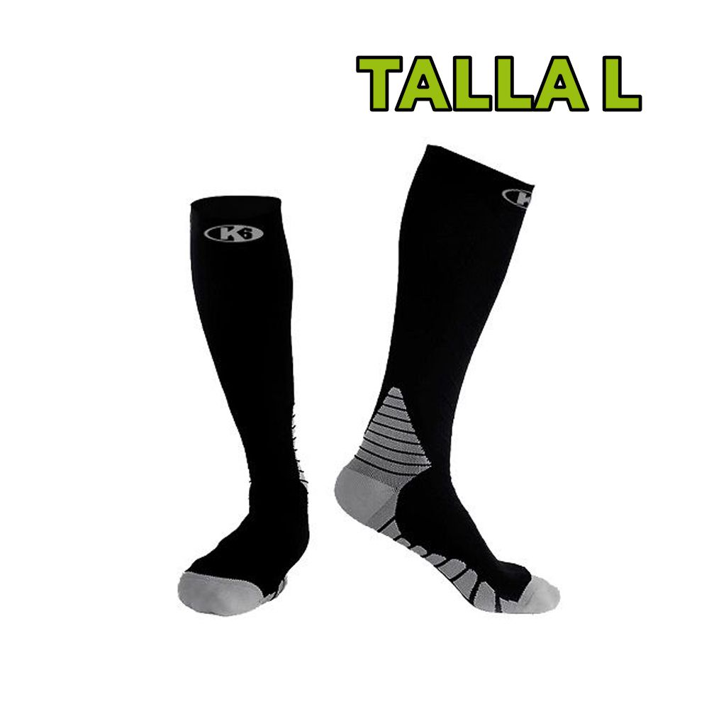 MEDIAS DE COMPRESIÓN P/CORRER L GRIS 63002 (NC) (PAR)