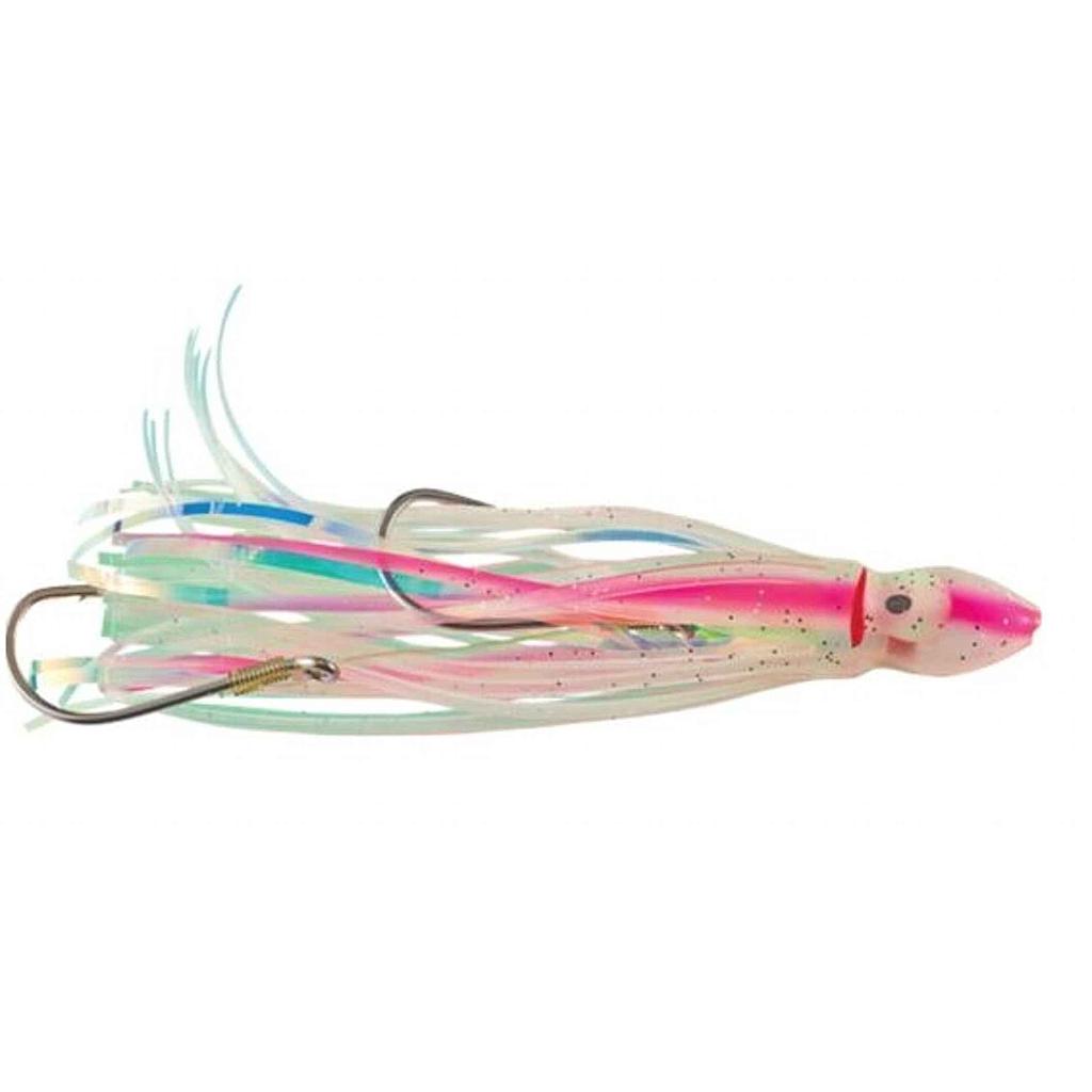 SQUID SKIRT RSQ45-276 RIGGED SUNRISE 4 1/2 PULG CLEAR PEARL PING GLOW