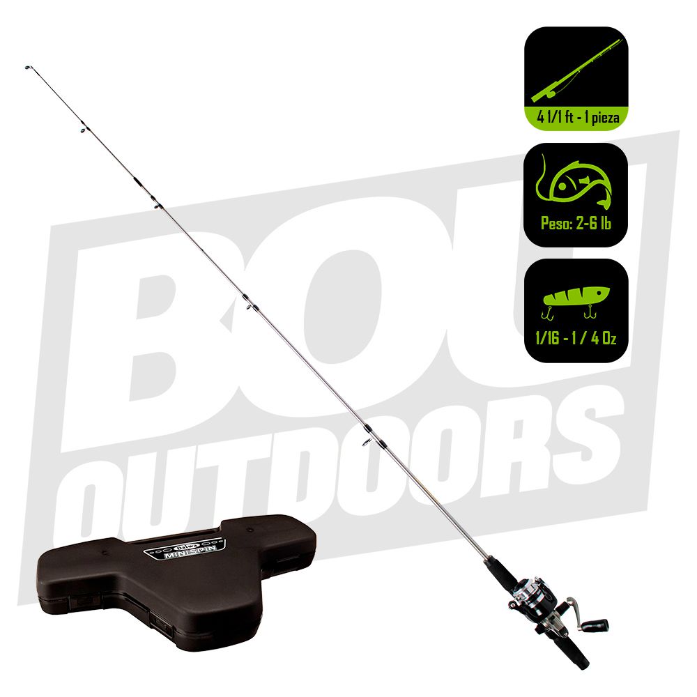 SPINNING COMBO DAIWA C/ ESTUCHE MINISPIN SF1000-B