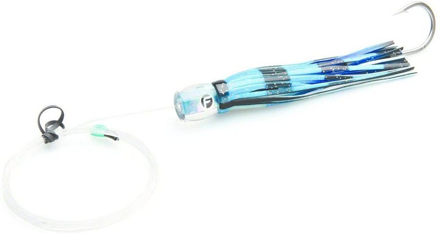 FATHOM TROLLING LURE TL02SM-02-PR 4PULG ANGEL WING ICE BLUE SHELL