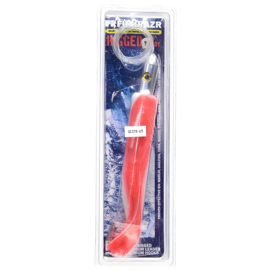 FISH RAZR FR405 9PULG RIGGED CHROME CATCHER PINK/WHITE