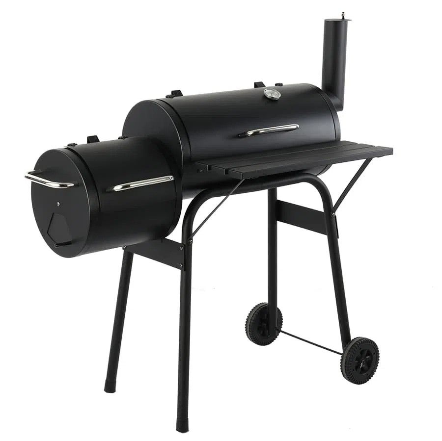 ASADOR DE CARBON TIPO DOBLE BARRIL HO-1411 (DESC)