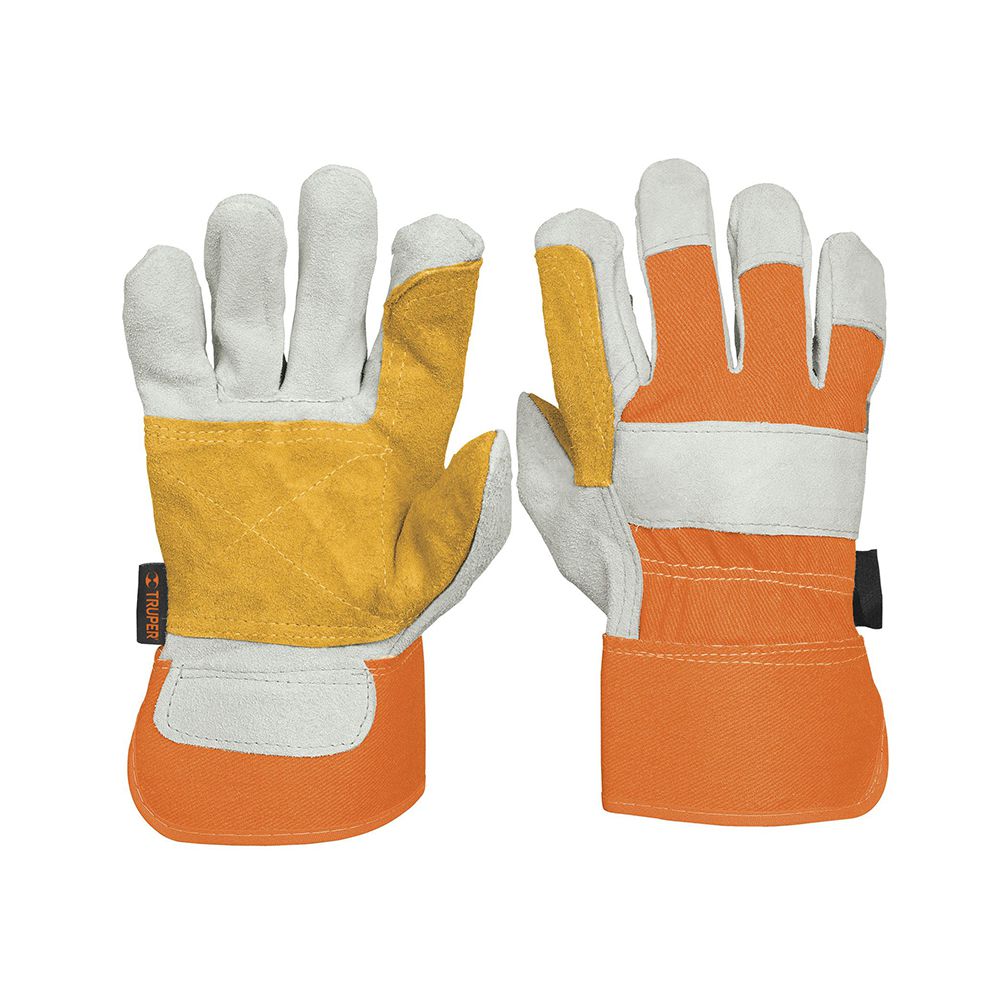 GUANTE CUERO Y LONA PREMIUM TRUPER 14246
