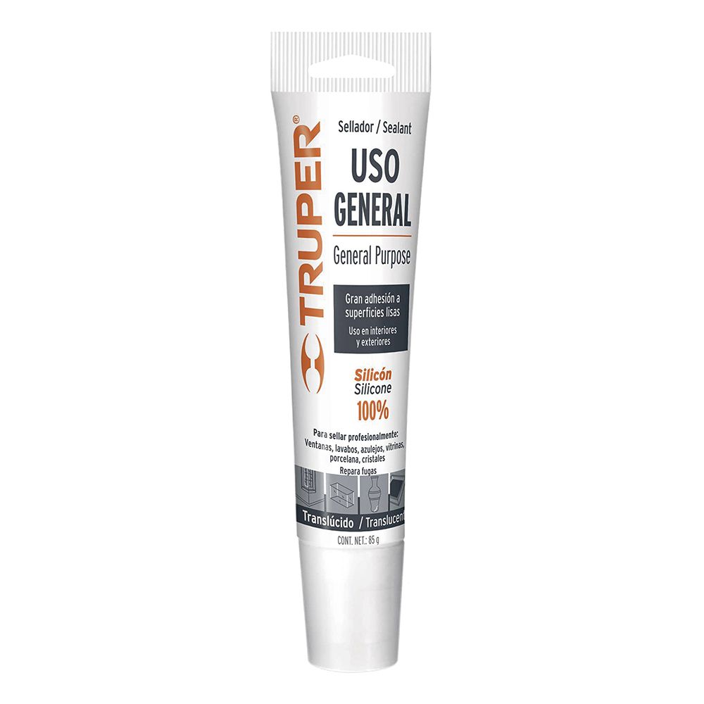 SILICON USO GENERAL 85 GRS. (TRANSP.) TRUPER 17562