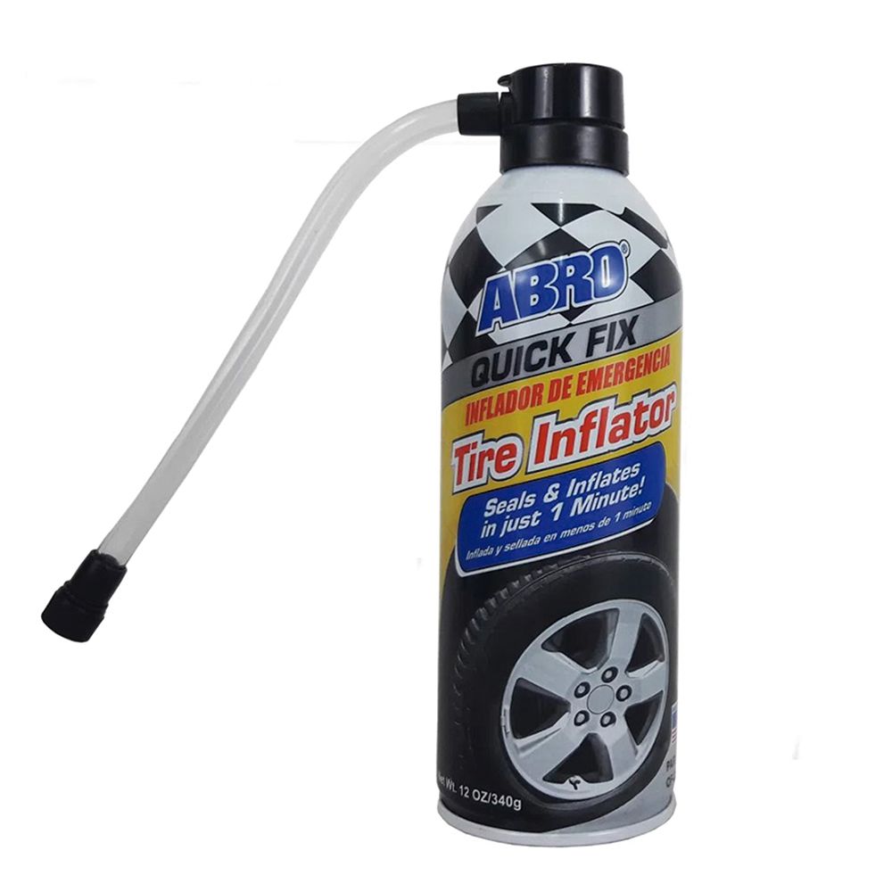 ESPUMA SELLADORA/INFLA-LLANTAS 12 OZ. ABRO QF-25
