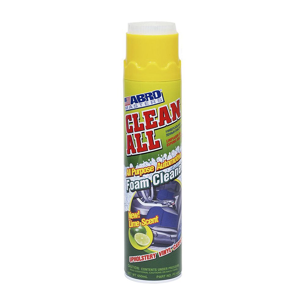 LIMPIADOR ESPUMA MULTIPROPOSITO PARA AUTO 650ML ABRO FC-650