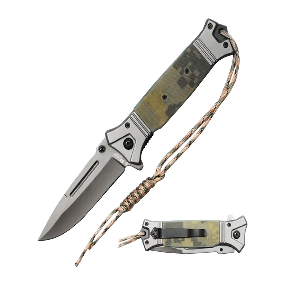 NAVAJA DOBLAR 6.0 PULG JUMBO CAMO G-10 C/PARACORD RT 2856-CA
