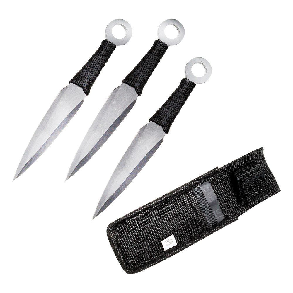 CUCHILLO LANZAR SILVER 6.5 PULG TK 036-365SSK (3PCS)