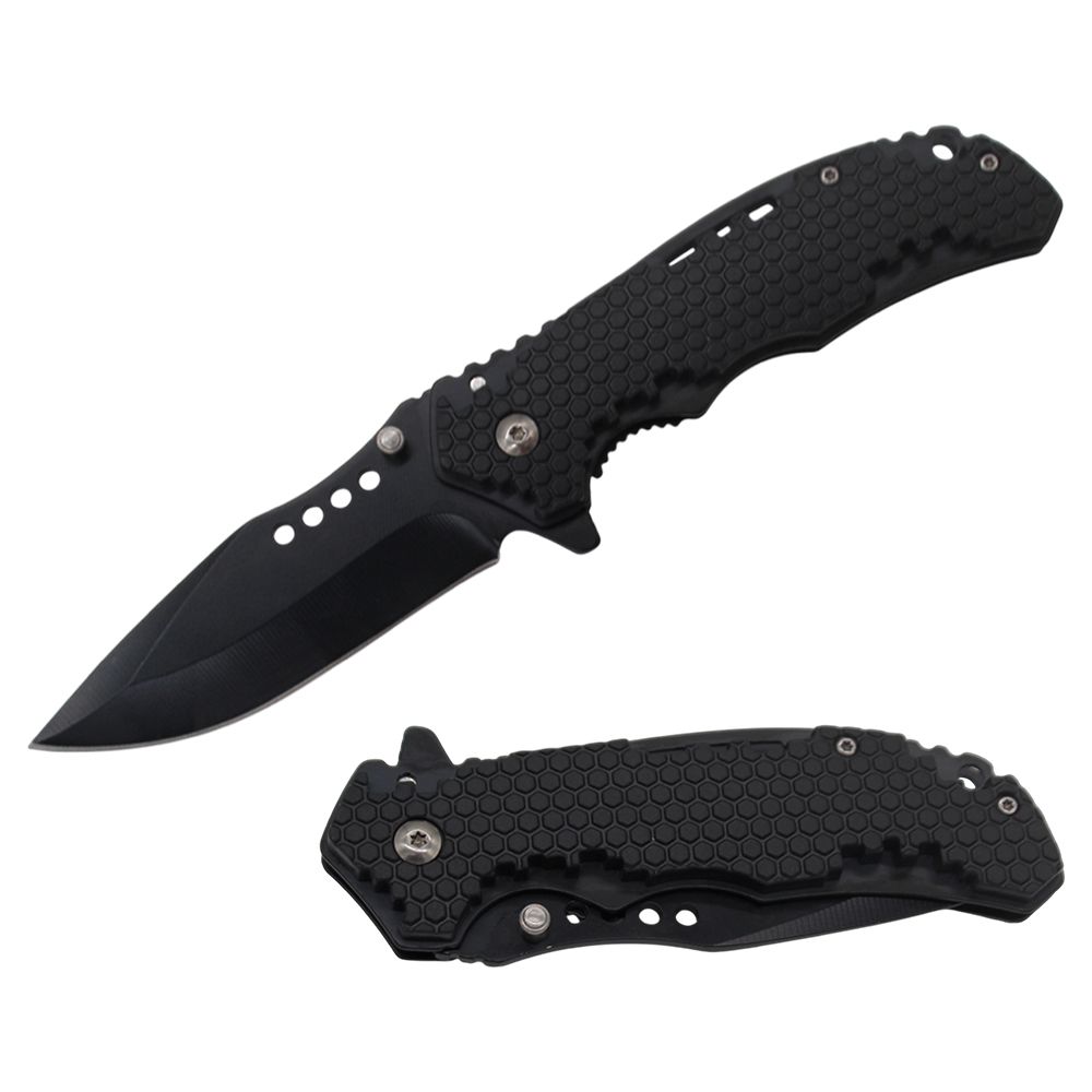 NAVAJA DOBLAR 4.5 PULG BLACK HONEYCOMB C/CLIP RT7090-BK