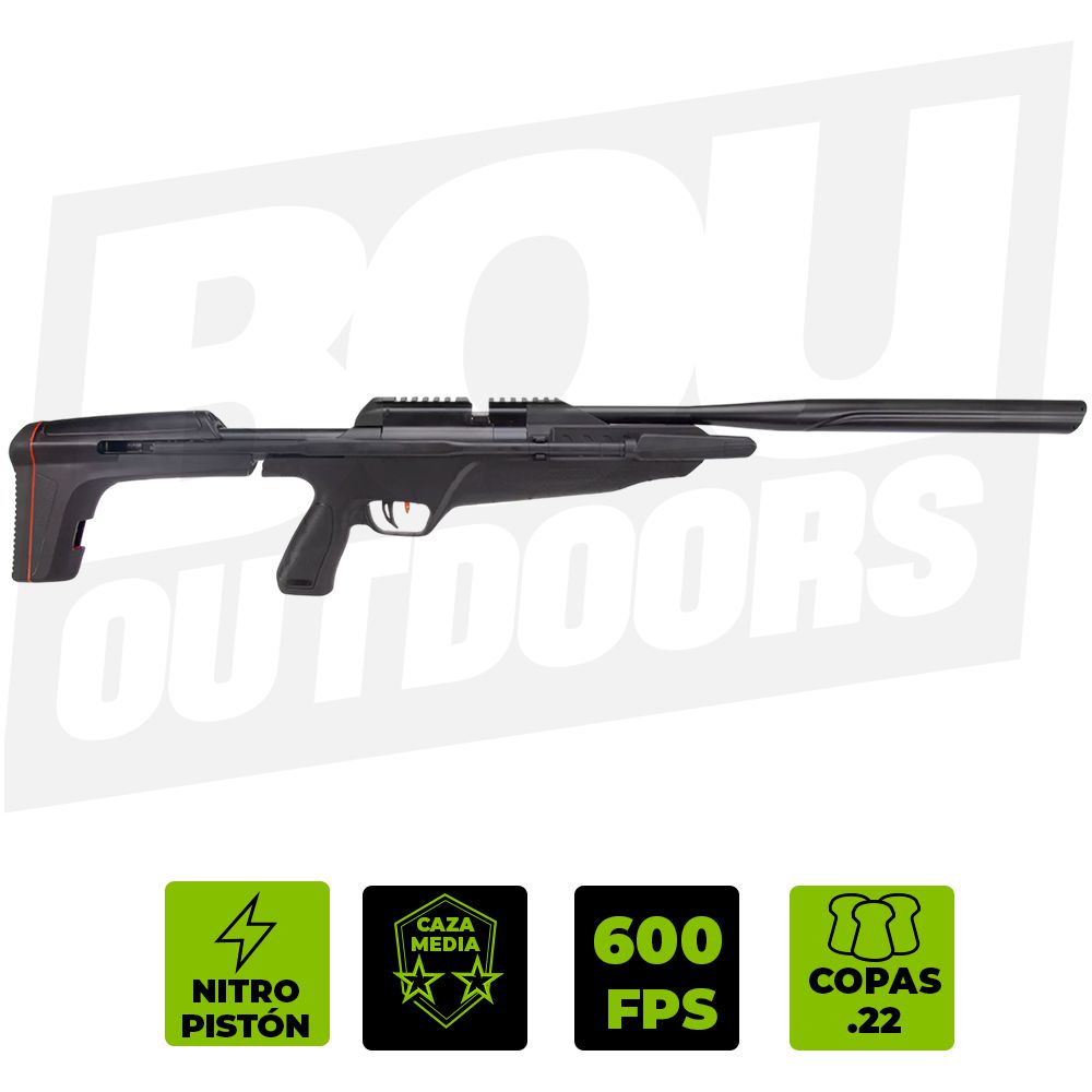RIFLE CHINESSE SL900 SL NITRO PISTON SINTETICO .22 S/M