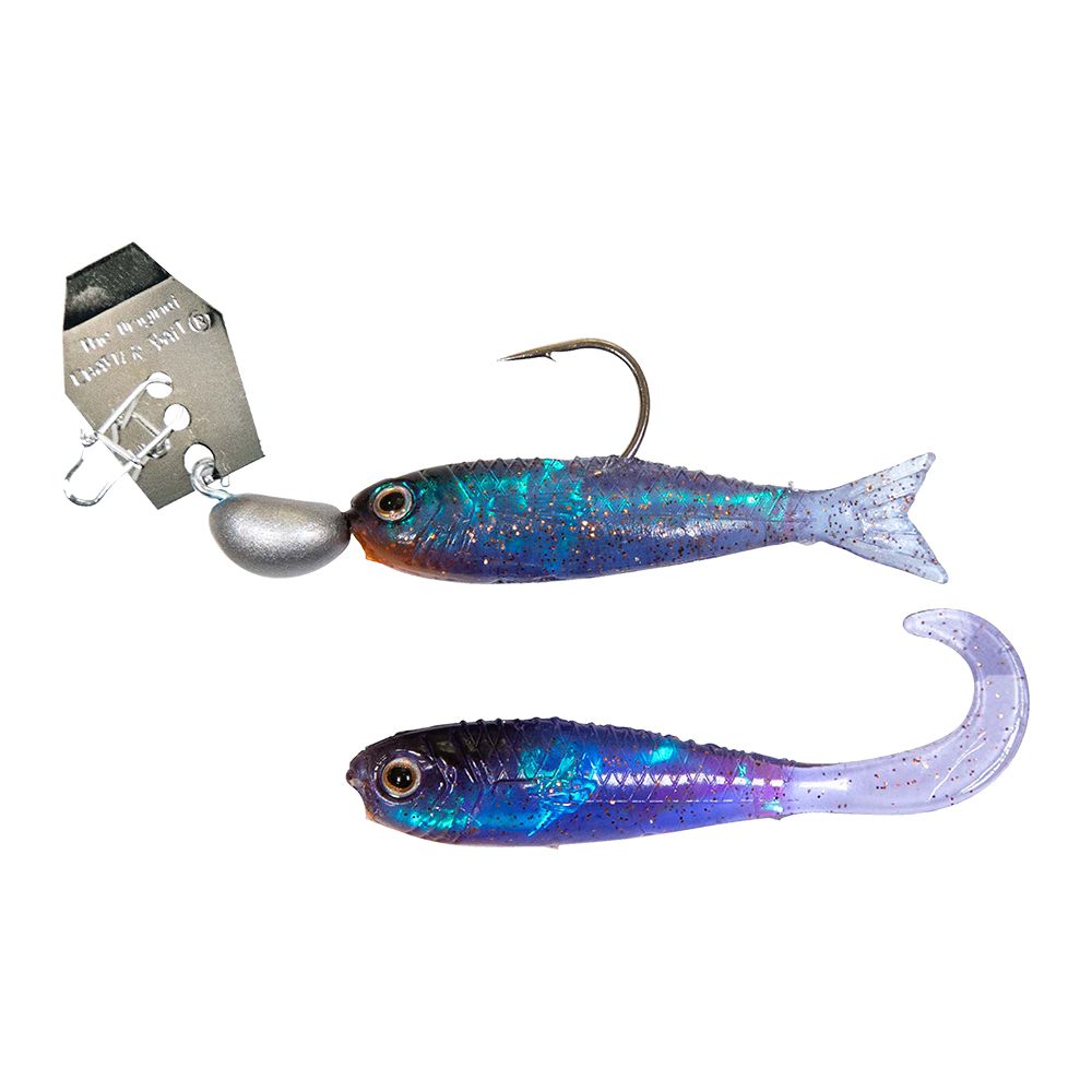 Z-MAN CB-FBMINI116-04 CHATTERBAIT FLASHBACK MINI BLADED SWIM JIG 1/16 OZ SILVER/BLUE