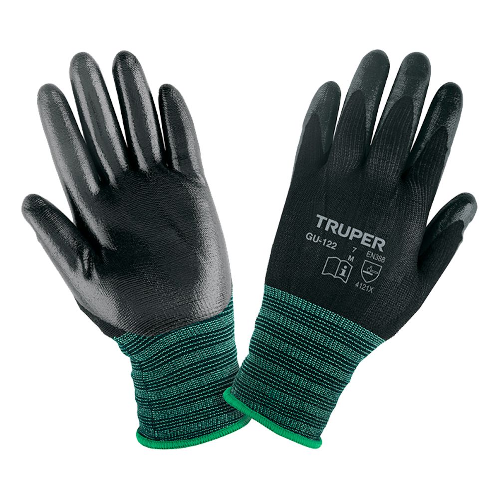 GUANTE TEXTIL RECUBRIMIENTO NITRILO L TRUPER 13295