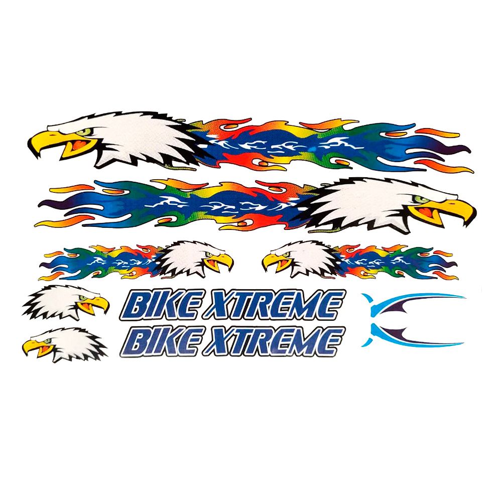 CALCOMANIAS EN JUEGO P/BICICLETA