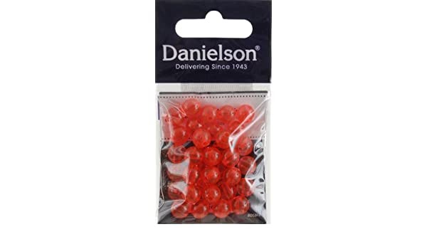 BEADS 8MM (35) RED BDS8FR
