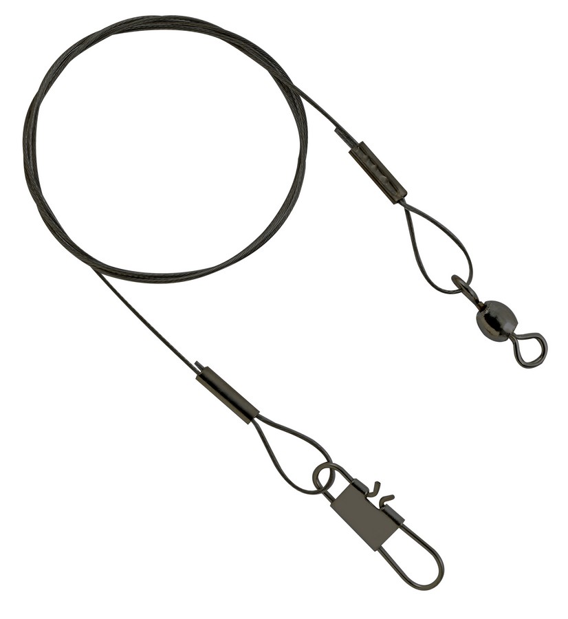 LEADER 9IN. 30LB. (3) BLACK BL-93
