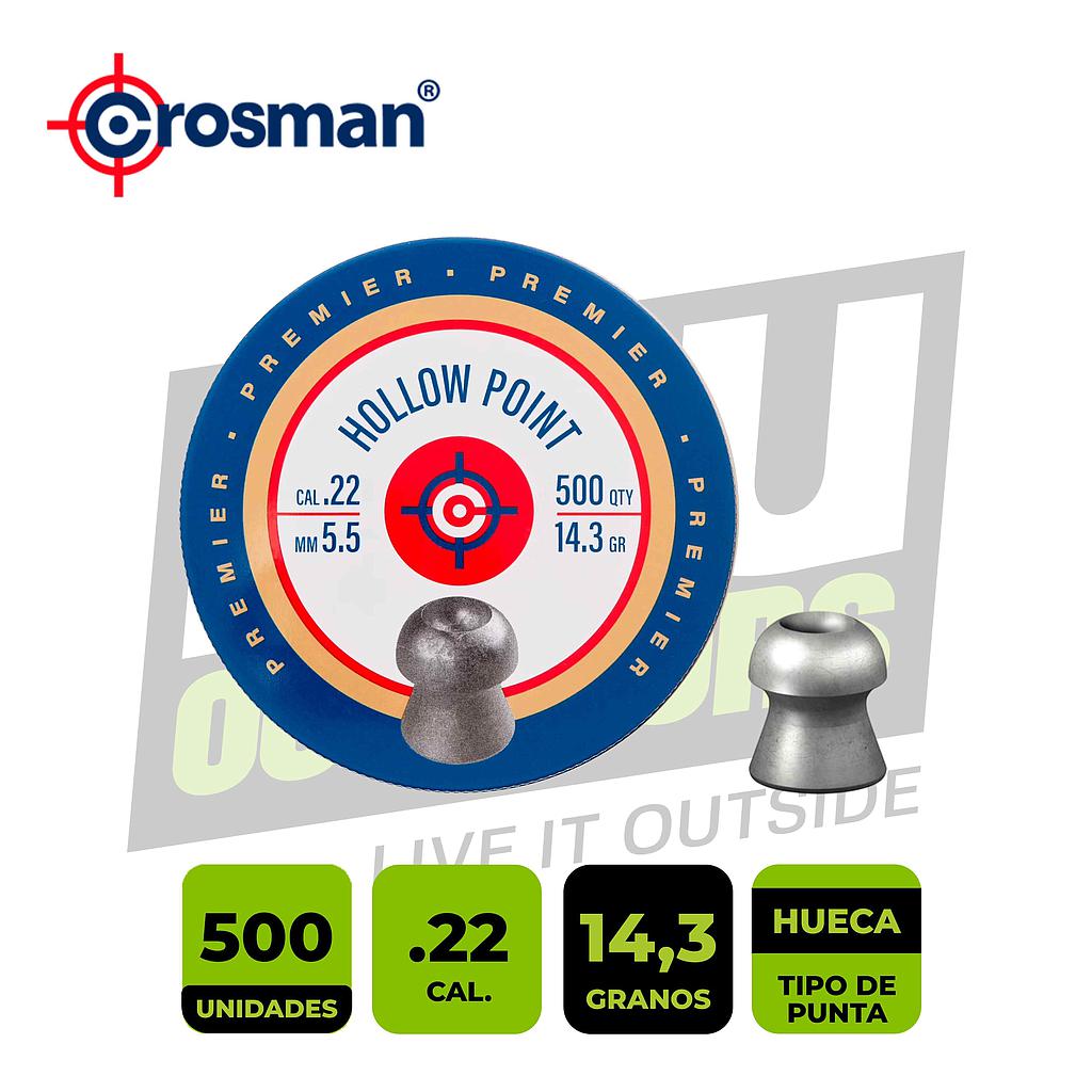 BALINES CROSMAN PREMIER HP LHP22 .22 (500)