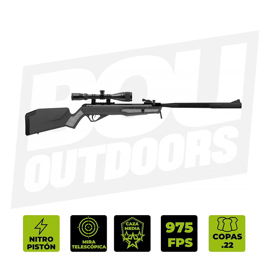RIFLE CROSMAN MAG-FIRE ULTRA NPE QF CON MIRA CMU2SXS .22