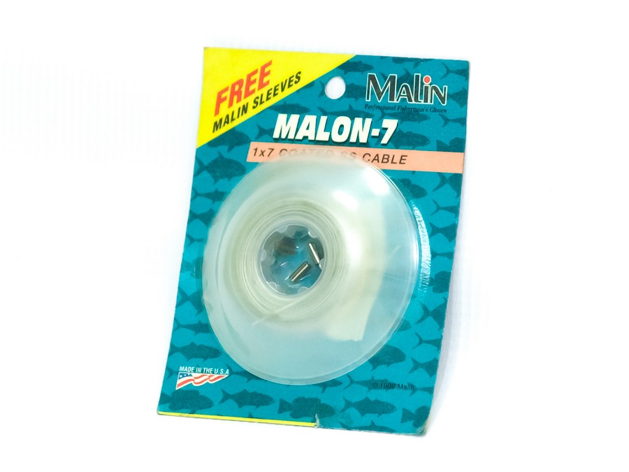 LEADER WIRE MALIN COATED 20LBS 30FT CLEAR