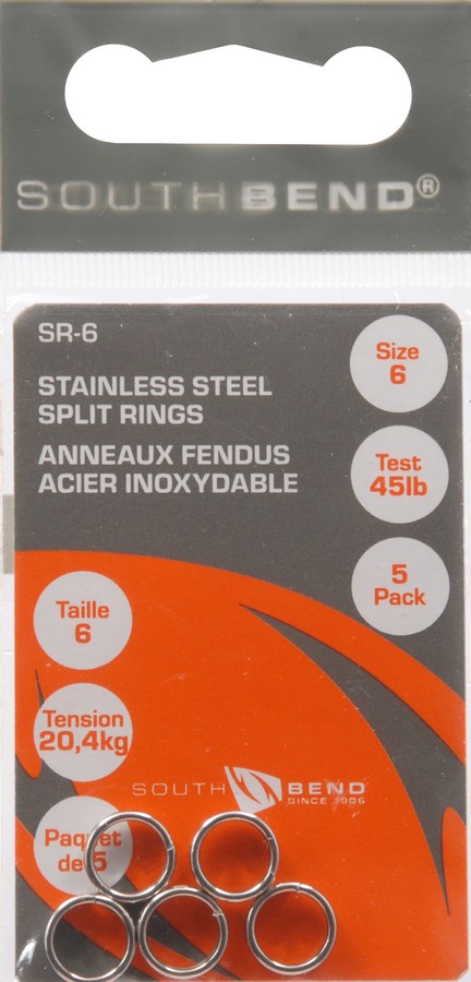 SPLIT RINGS S/STEEL SZ-6 (5) SR-6