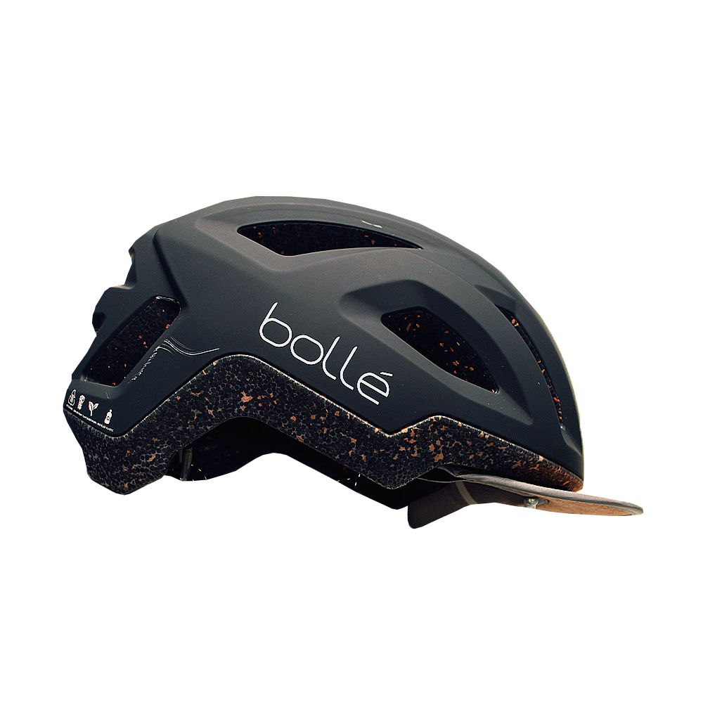 CASCO P/BICICLETA BOLLE ECO REACT NEGRO M BC412002